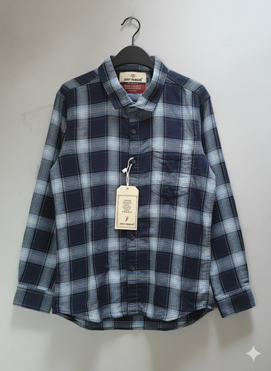 (Combo of 3) JohnyPark Pure Cotton Checked Shirt Rs.899