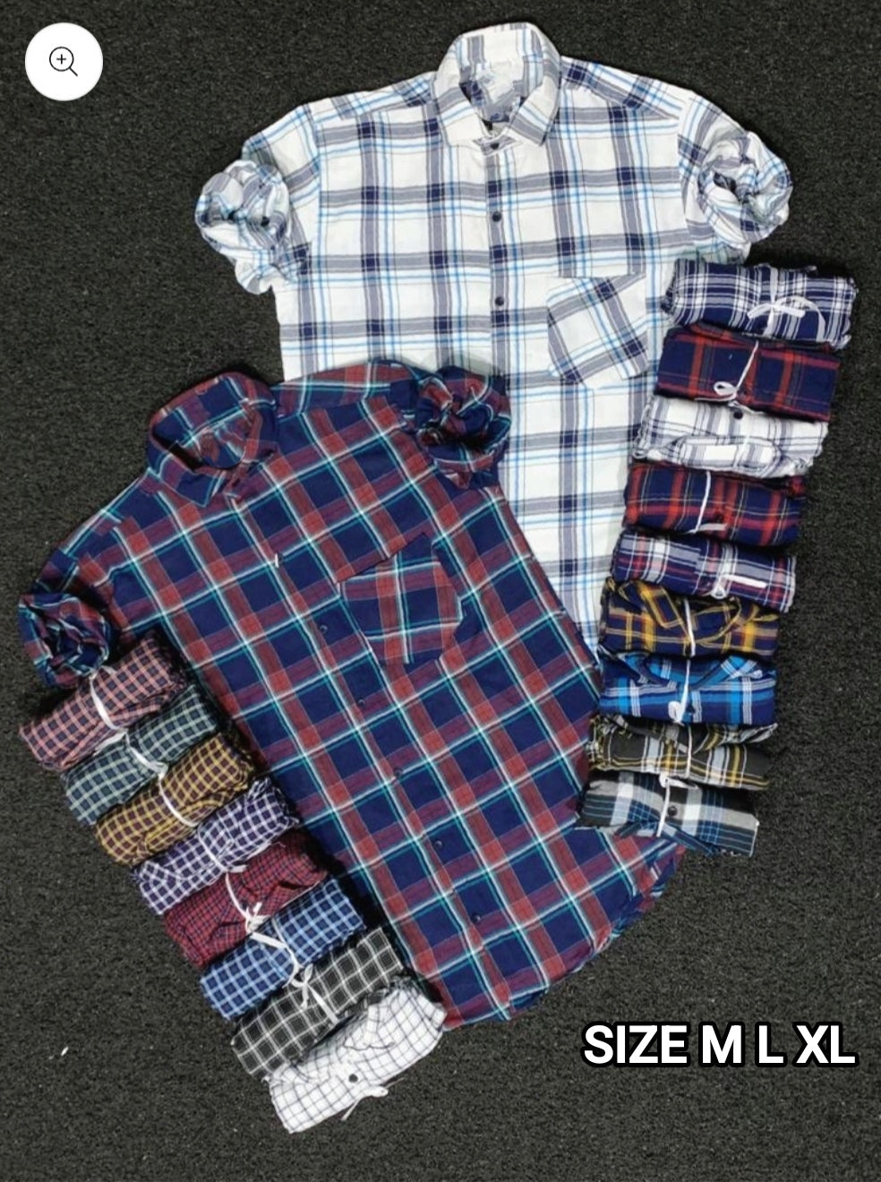 (Combo of 4) S&M Checked Cotton Shirt Rs. 850