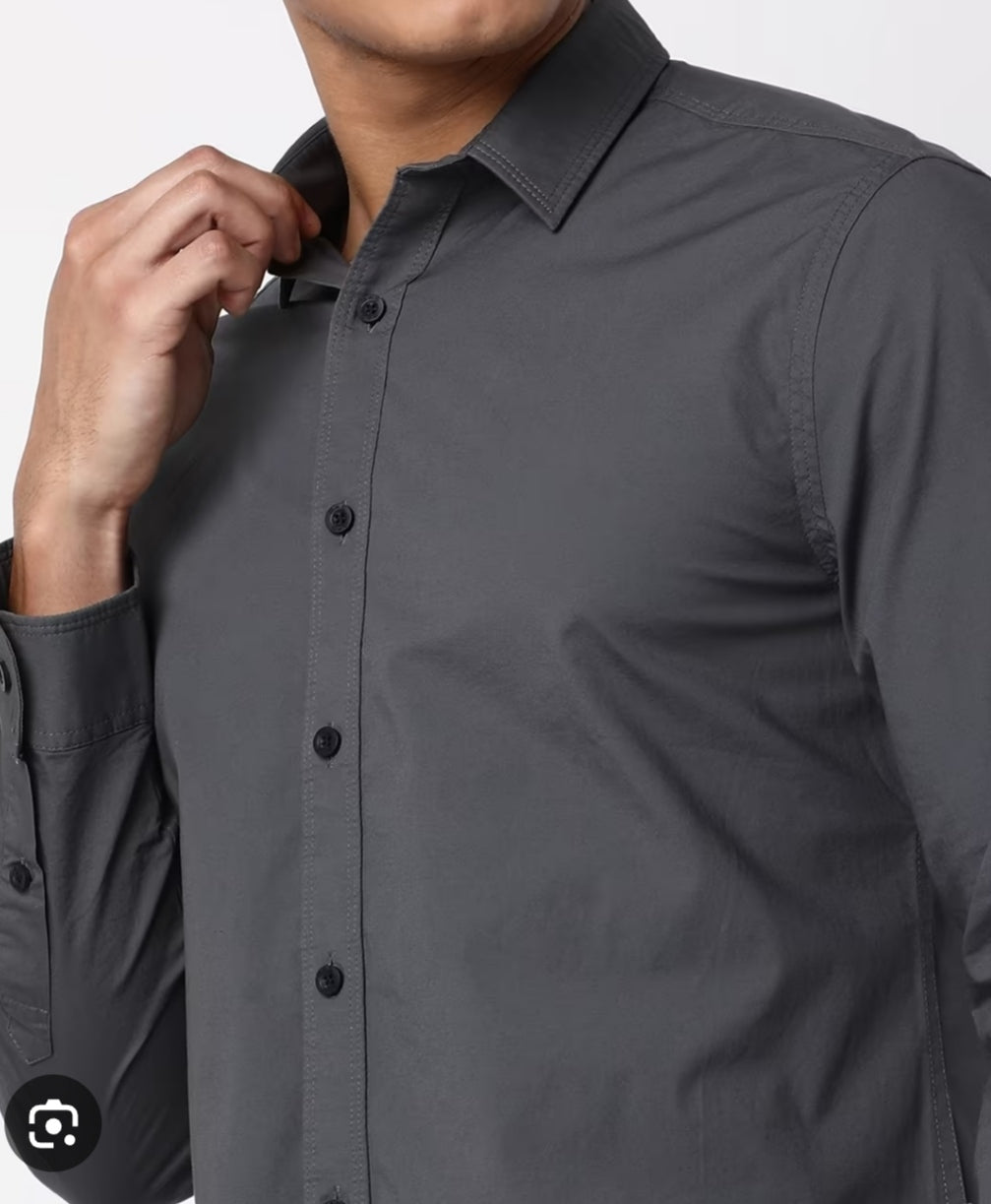 (Combo of 4) Plain Full Hand Lycra Shirts with Pocket Regular Fit Rs. 999