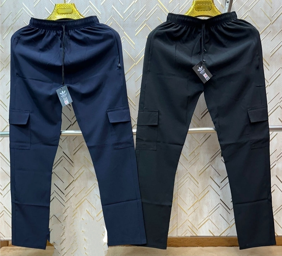 (Combo of 2) Denim Cargo Track Pants Rs. 550