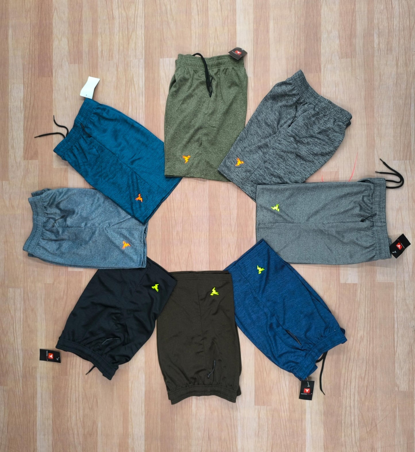 Combo of 5 Lycra Grindle Dry Fit Soft Shorts Rs. 499