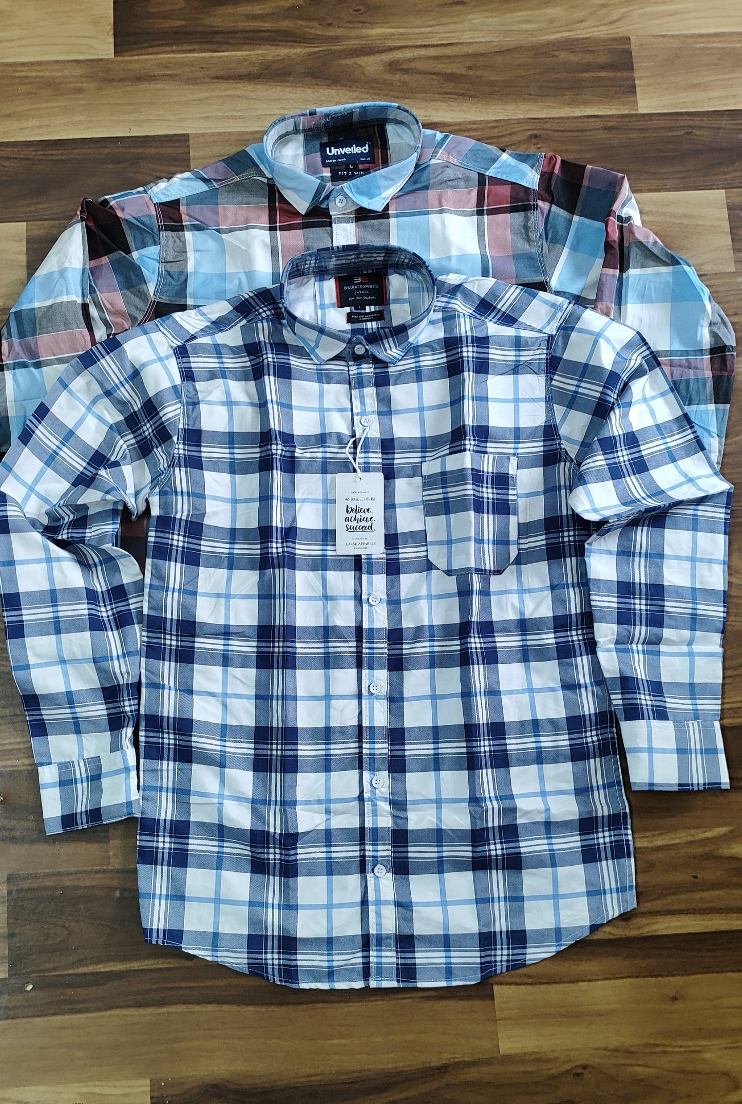 (Combo of 4) Premium Unveiled Checked Shirt Rs. 999