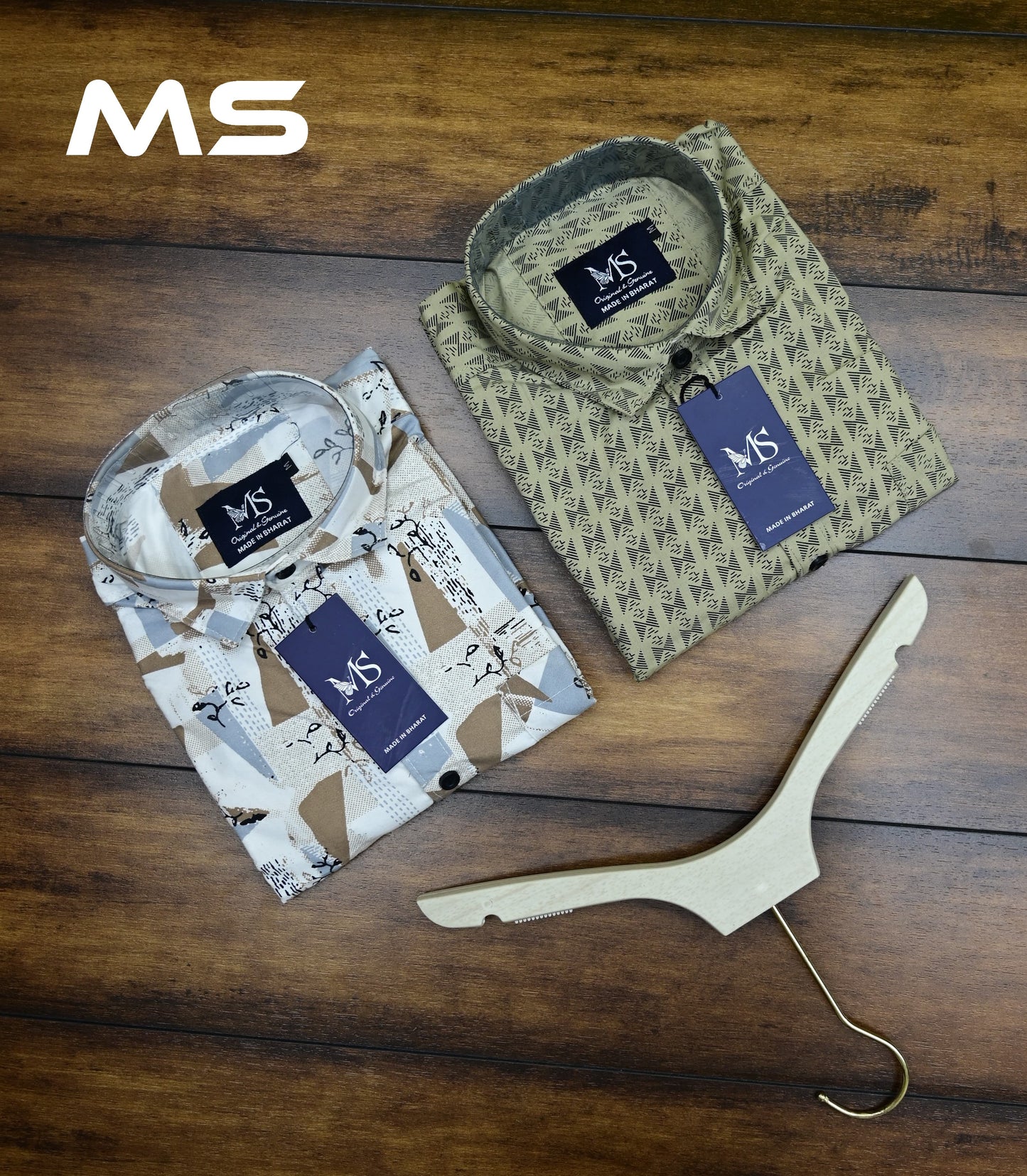 (Combo of 4) MS Printed Cotton Trending Design Shirts Rs. 999