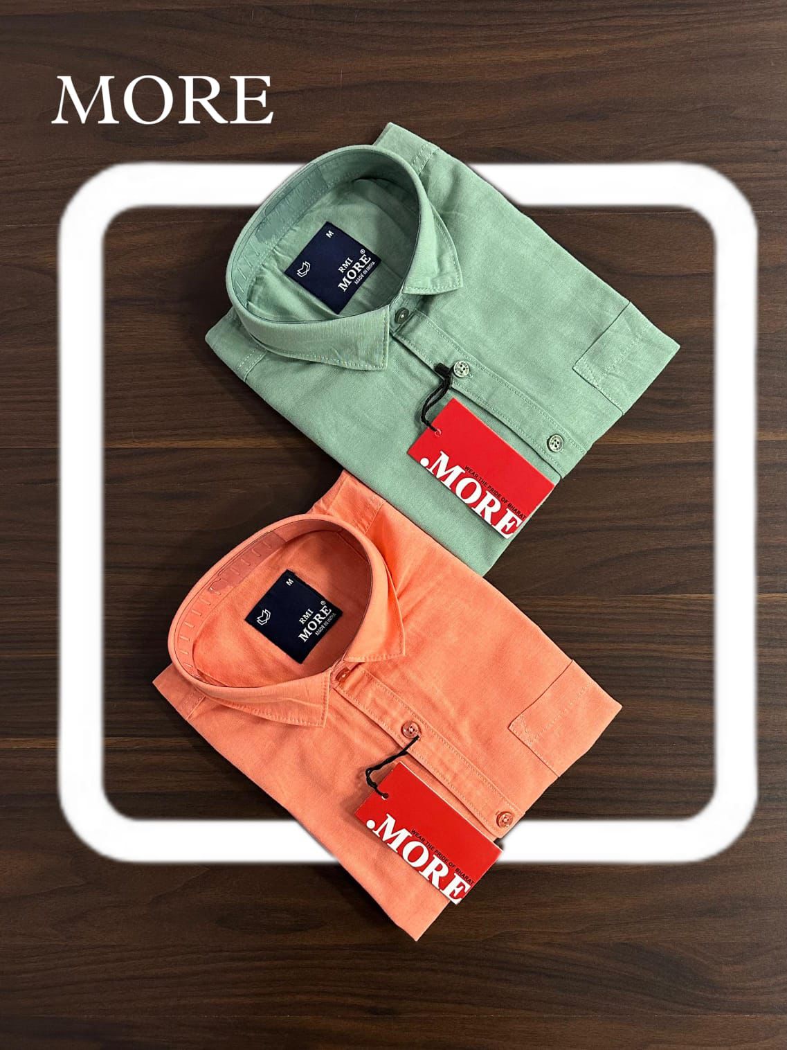 (Combo of 3)(S to M) CK & RMI MORE Plain Pure Cotton Shirt Rs. 999