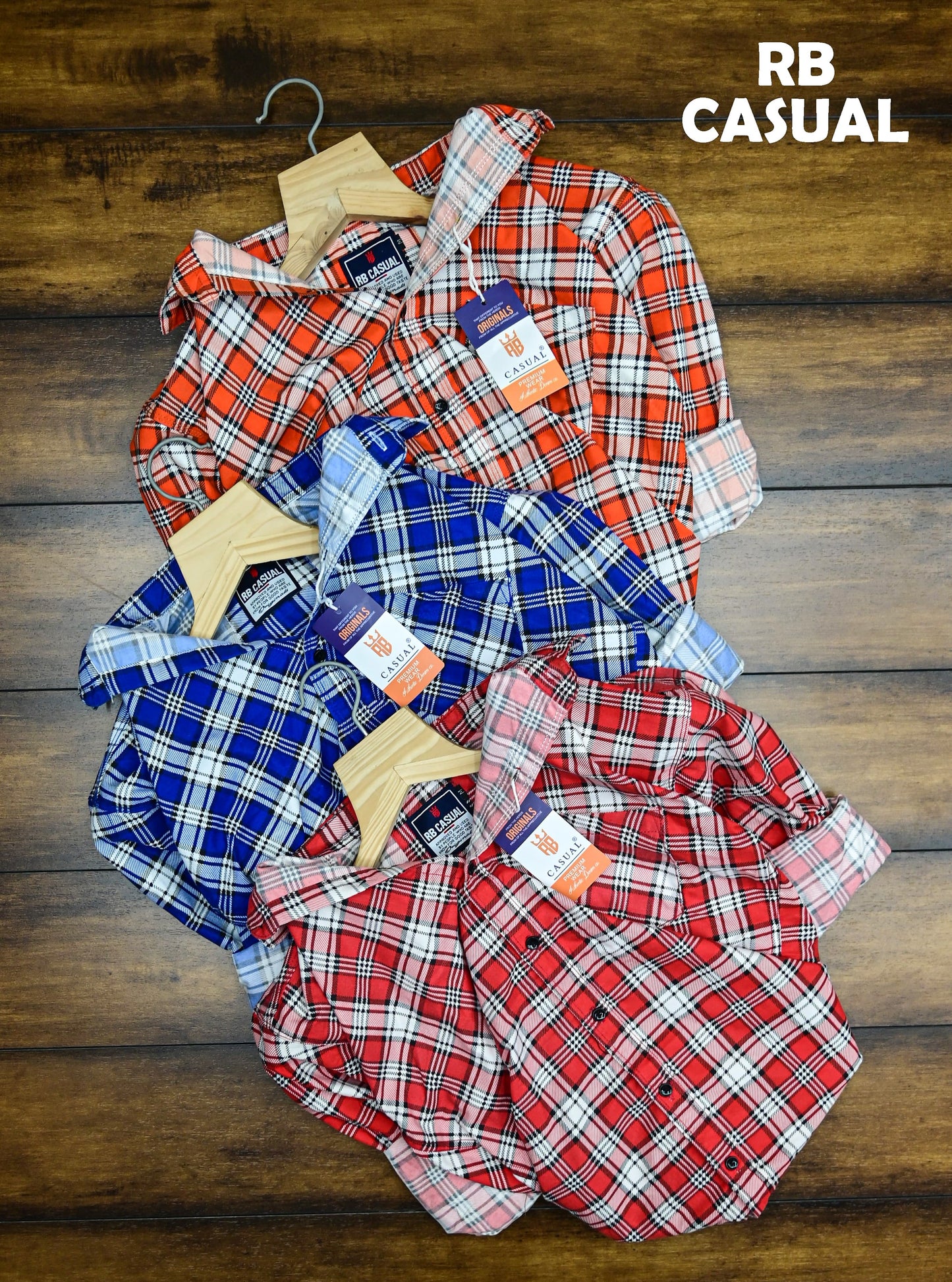 (Combo of 4) RB Cotton Checked Premium Shirts Rs. 999