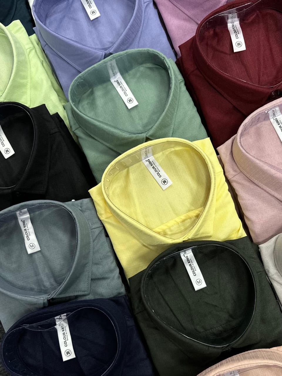 (Combo of 3) CK Linen Dobby Plain Shirt Rs.1099