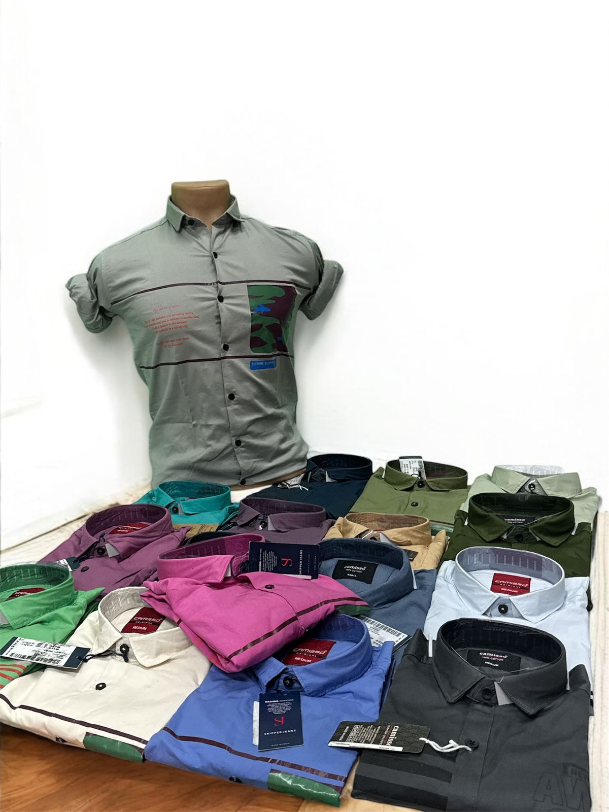 (Combo of 3) M to XL Camisso Cotton Trending No Pocket Shirt Rs. 899