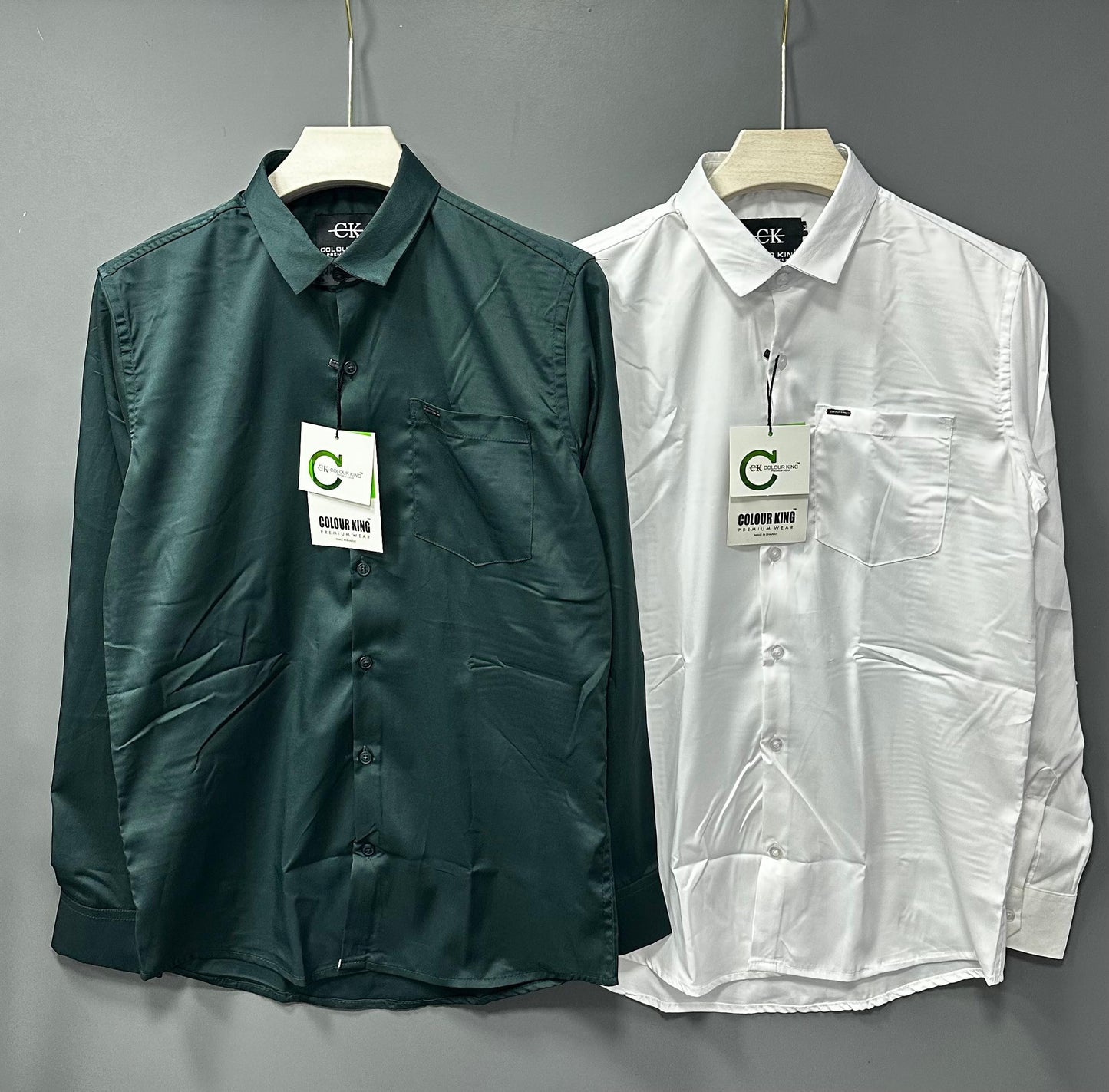 (Combo of 3)CK Satin Silk Shirt Men's Regular Fit Rs. 1050
