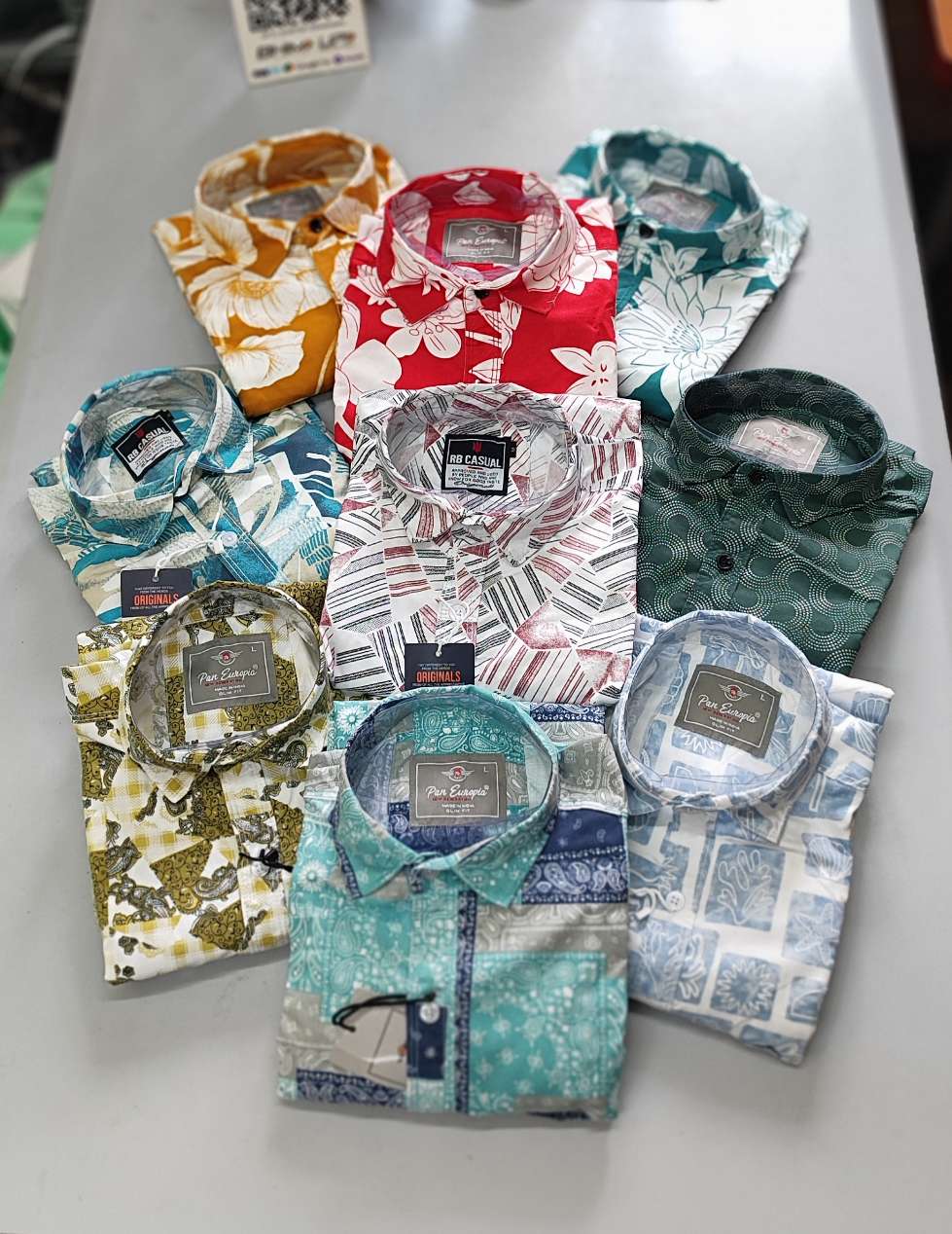 (Combo of 4) PanEmpaire Trendy Design Cotton Printed  Shirts Rs. 999