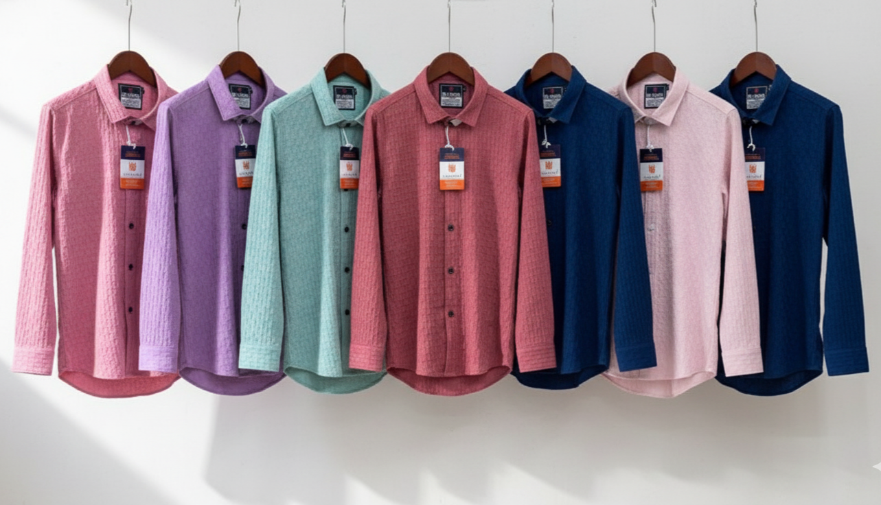 (Combo of 3)RB Popcorn Design Shirt Rs.999