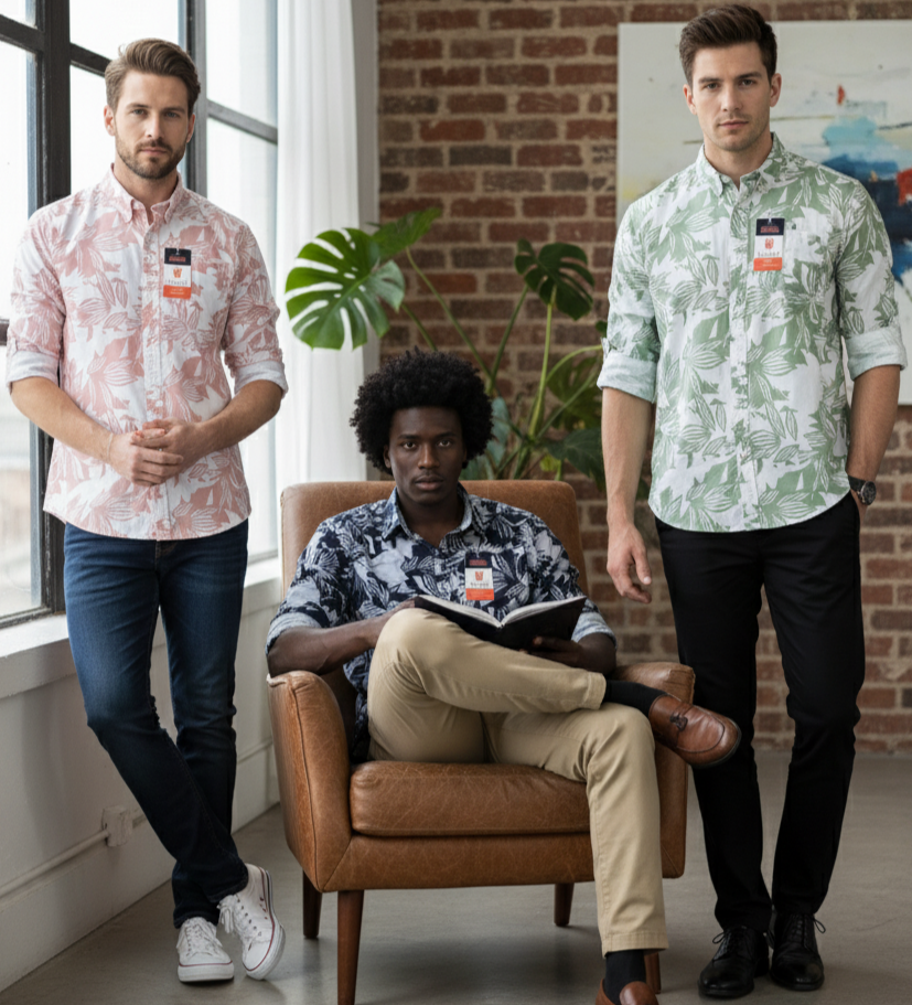 (Combo of 4) RB Design Cotton Printed Shirts Rs. 999 Only