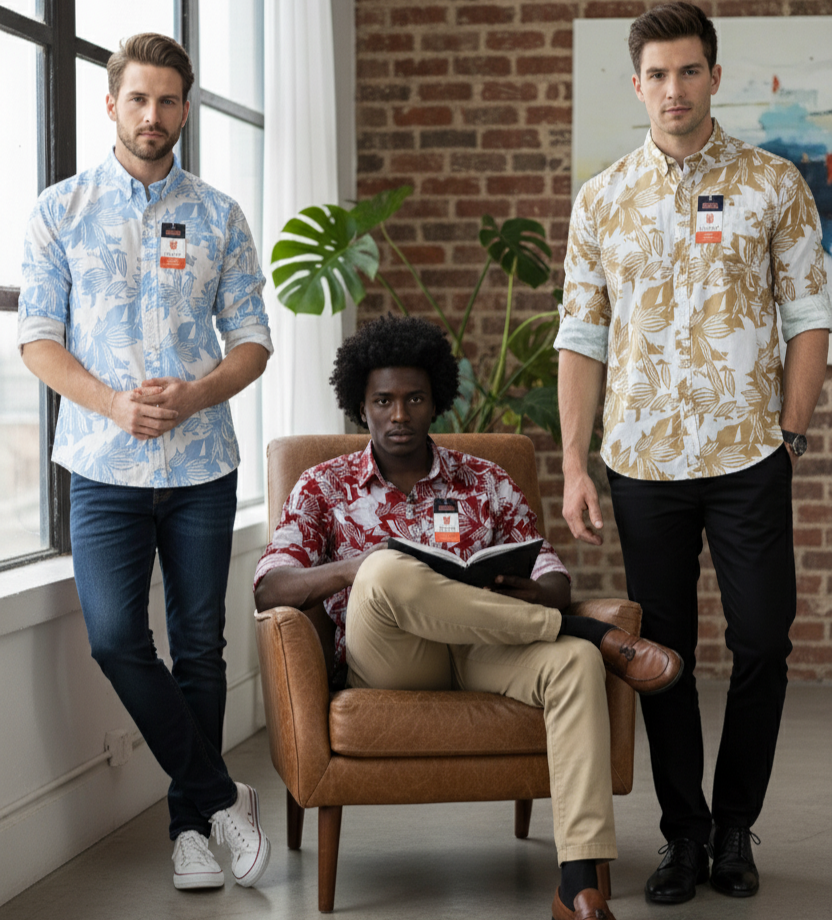 (Combo of 4) RB Design Cotton Printed Shirts Rs. 999 Only