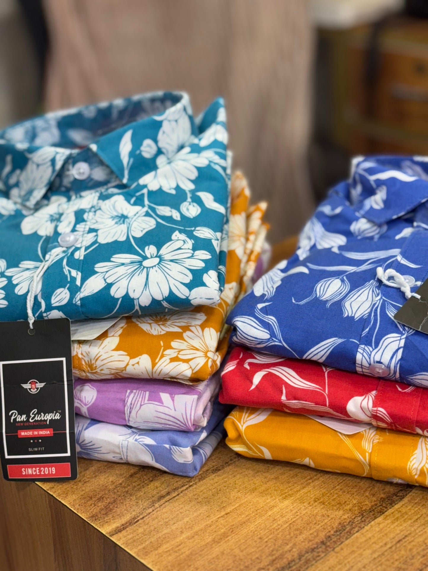 (Combo of 4) PanEmpaire Leef Design Cotton Printed Shirts Rs. 999