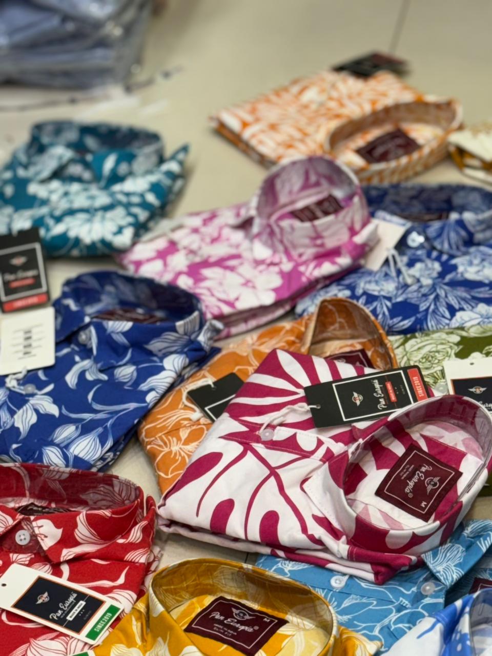 (Combo of 4) PanEmpaire Leef Design Cotton Printed Shirts Rs. 999