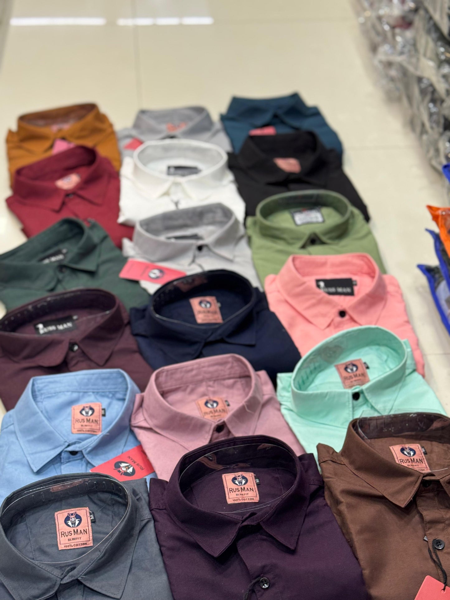 (Combo of 4) RussMan Cotton Plain shirt Rs. 999