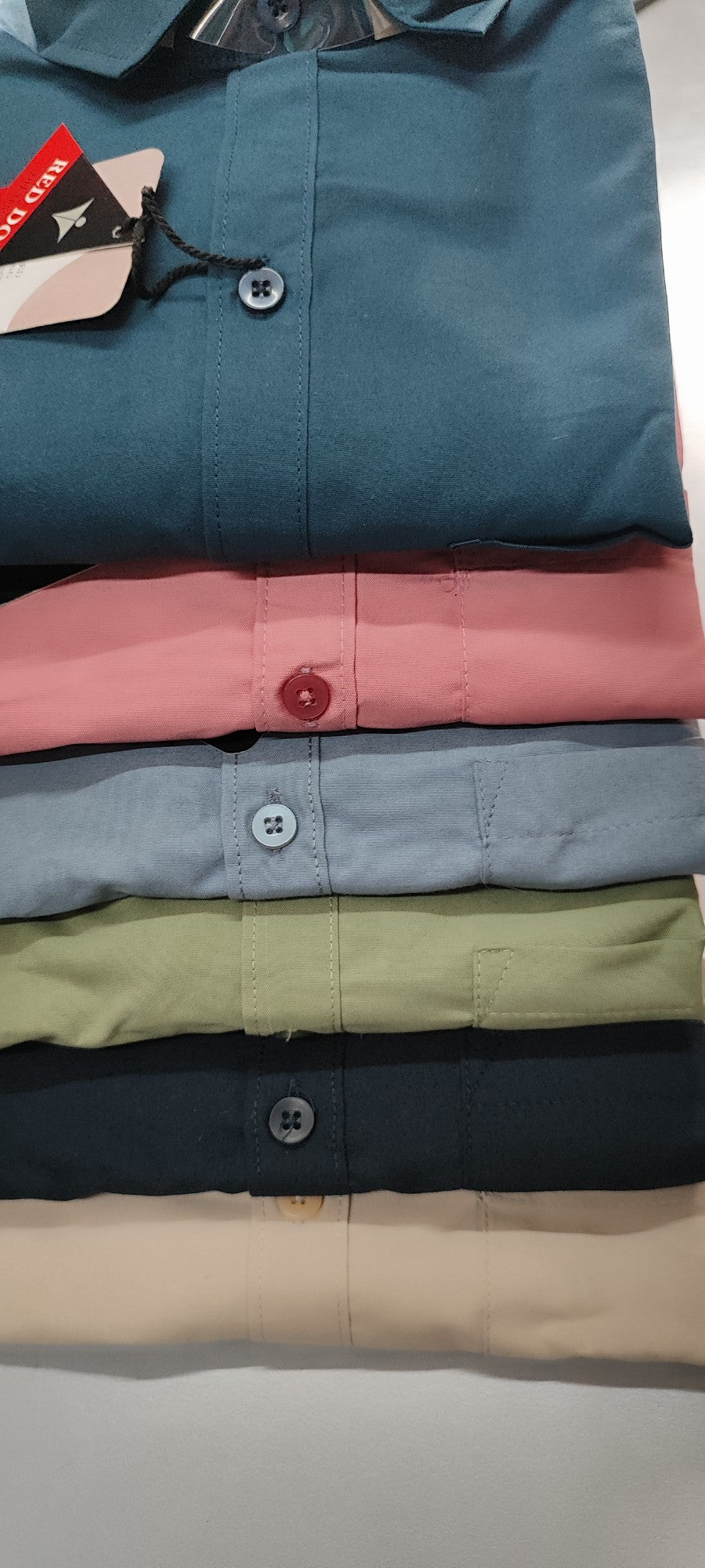 (Combo of 4) RedDot Premium Cotton Plain Shirts Rs. 1050