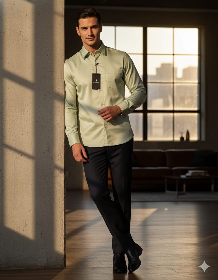 (Combo of 3) Russman or CK Satin Silk Shirt Men's Regular Fit Rs. 1000