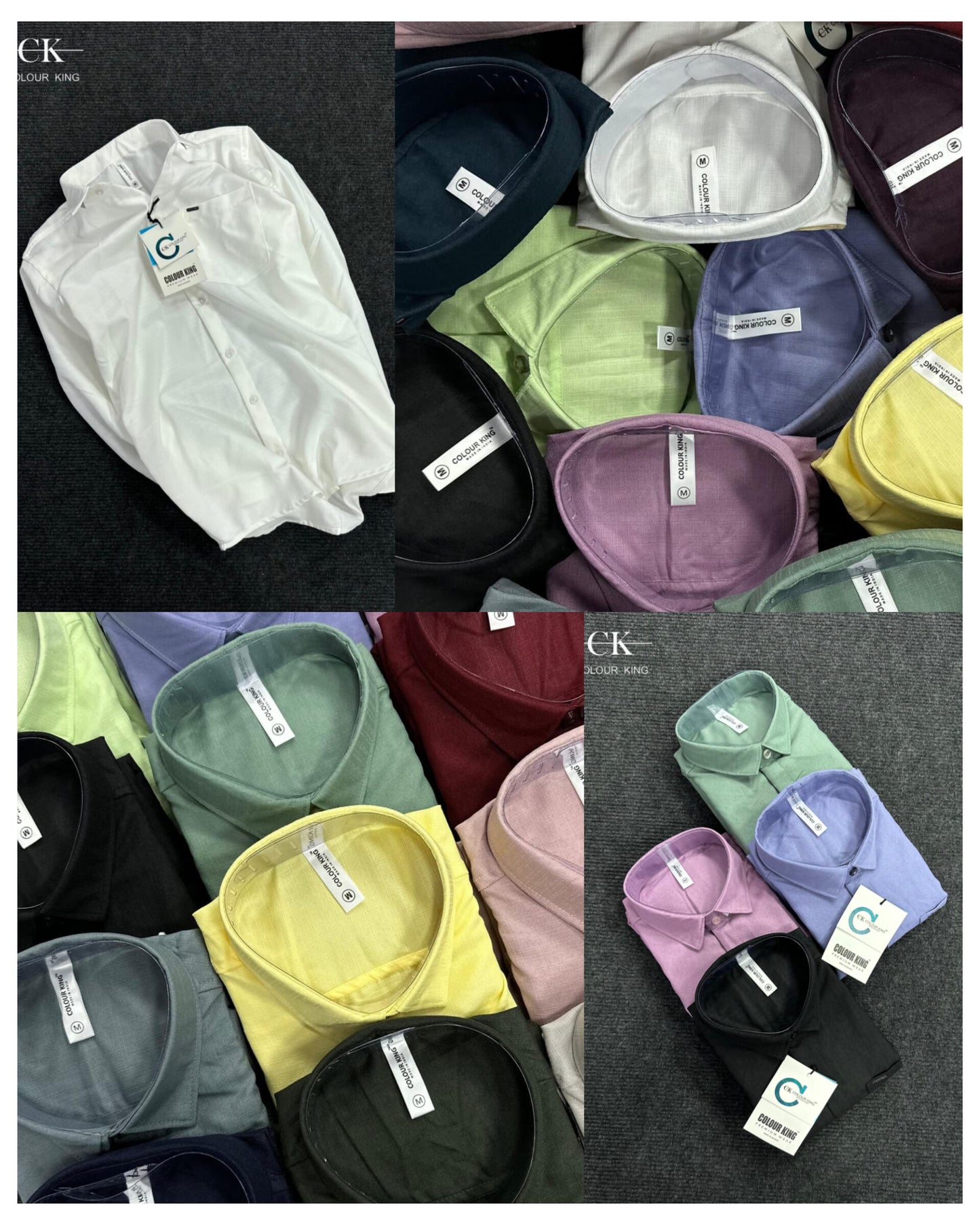 (Combo of 3) CK Linen Dobby Plain Shirt Rs.1099