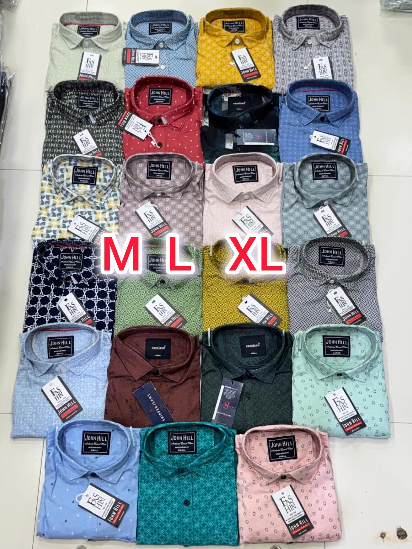 (Combo of 3) JohnHill Cotton Trending Printed Shirt Rs.950