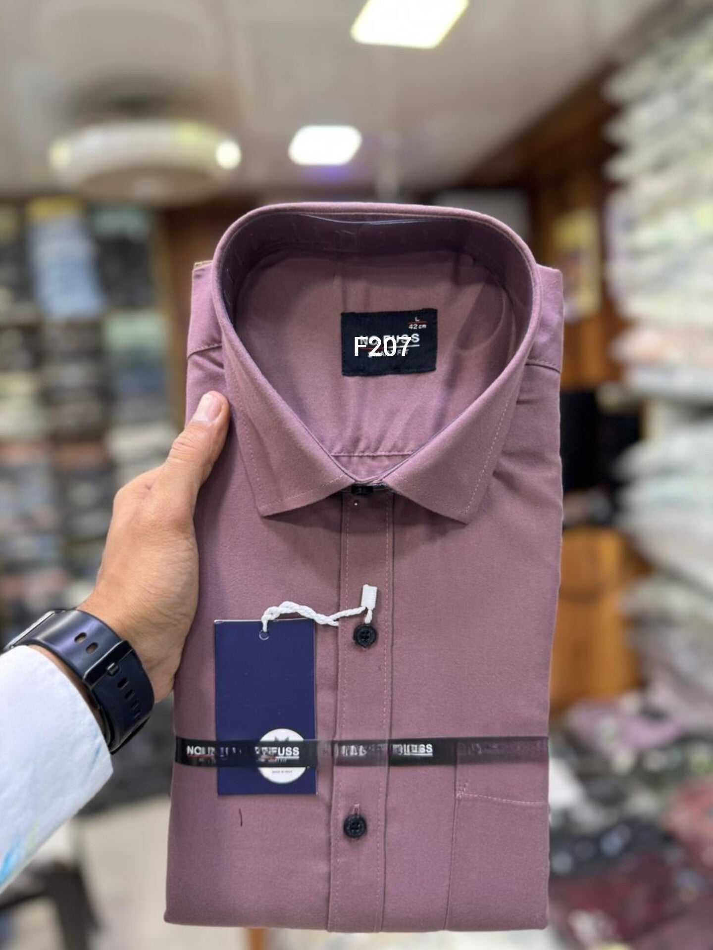 (Combo of 3)F207 Plain Laffer Cotton Shirt Rs. 899