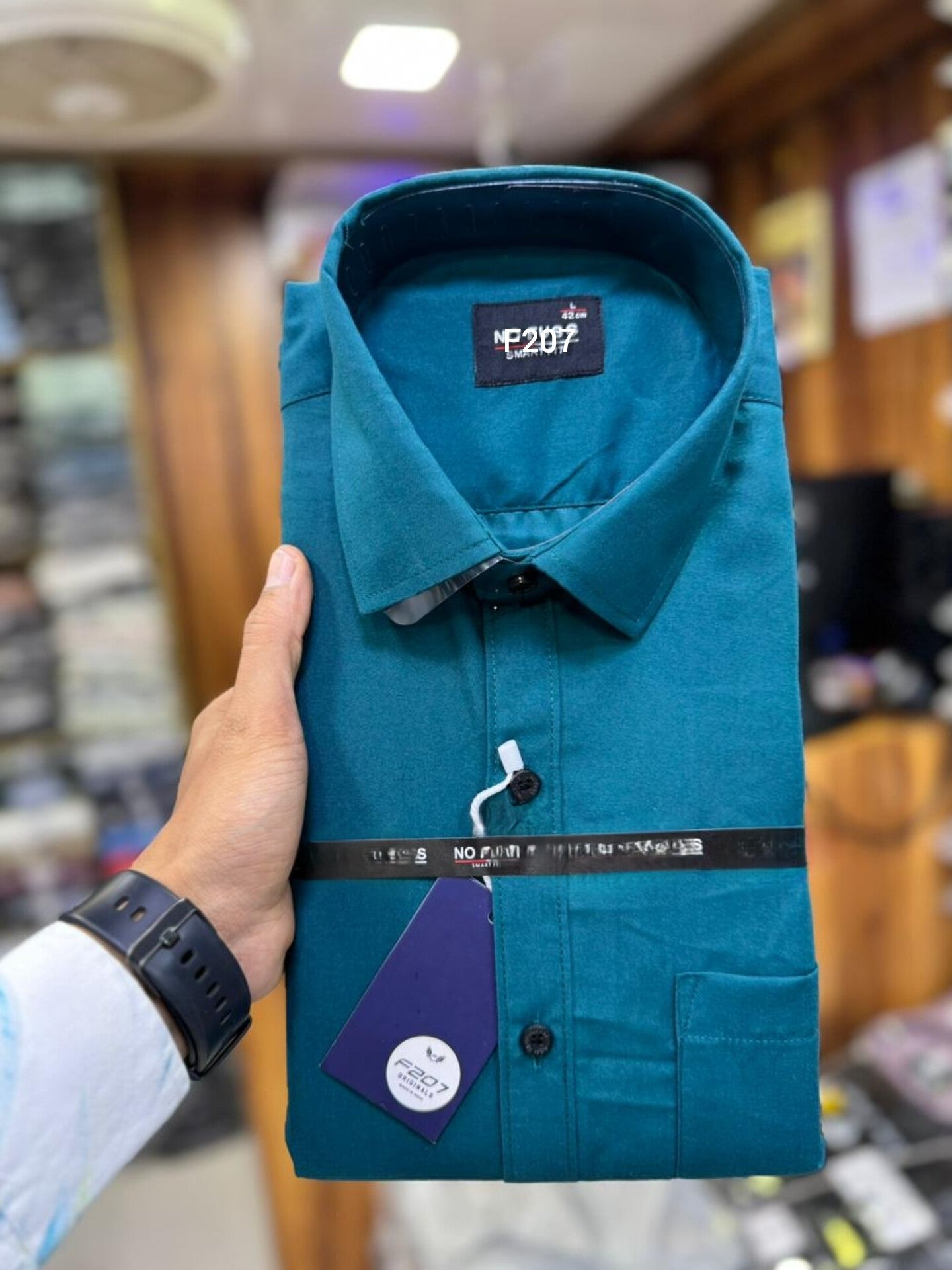 (Combo of 3)F207 Plain Laffer Cotton Shirt Rs. 899