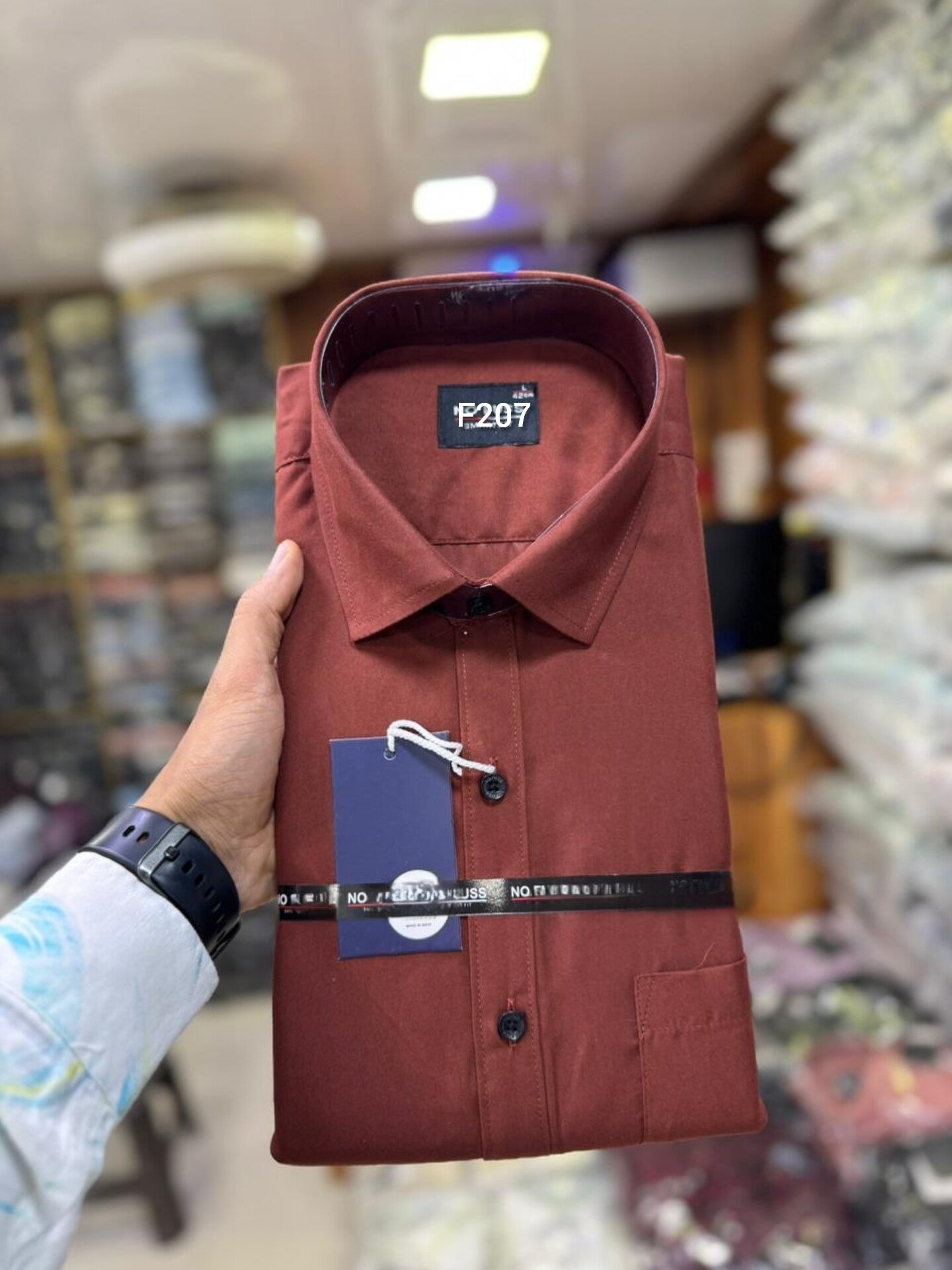 (Combo of 3)F207 Plain Laffer Cotton Shirt Rs. 899