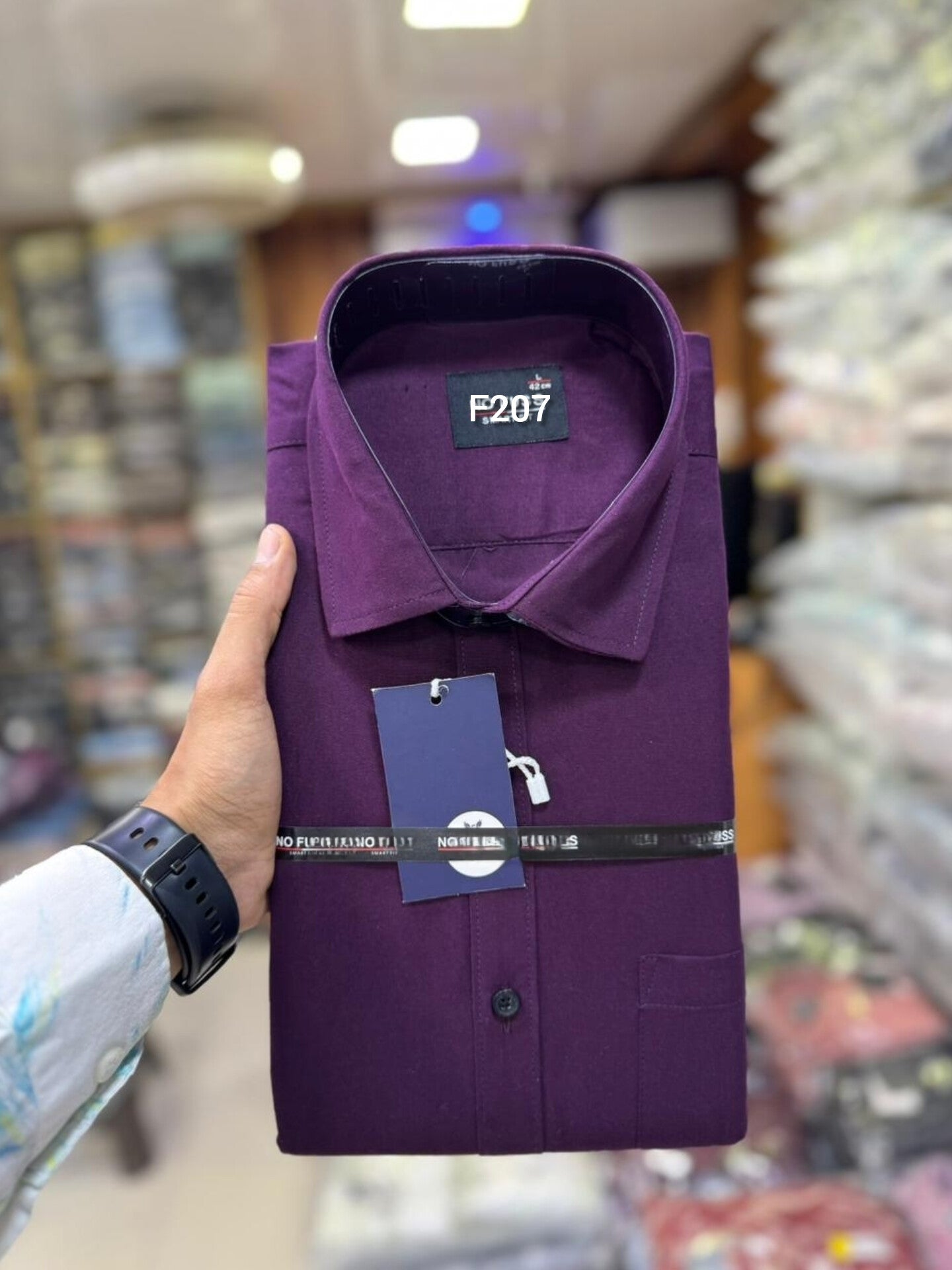 (Combo of 3)F207 Plain Laffer Cotton Shirt Rs. 899