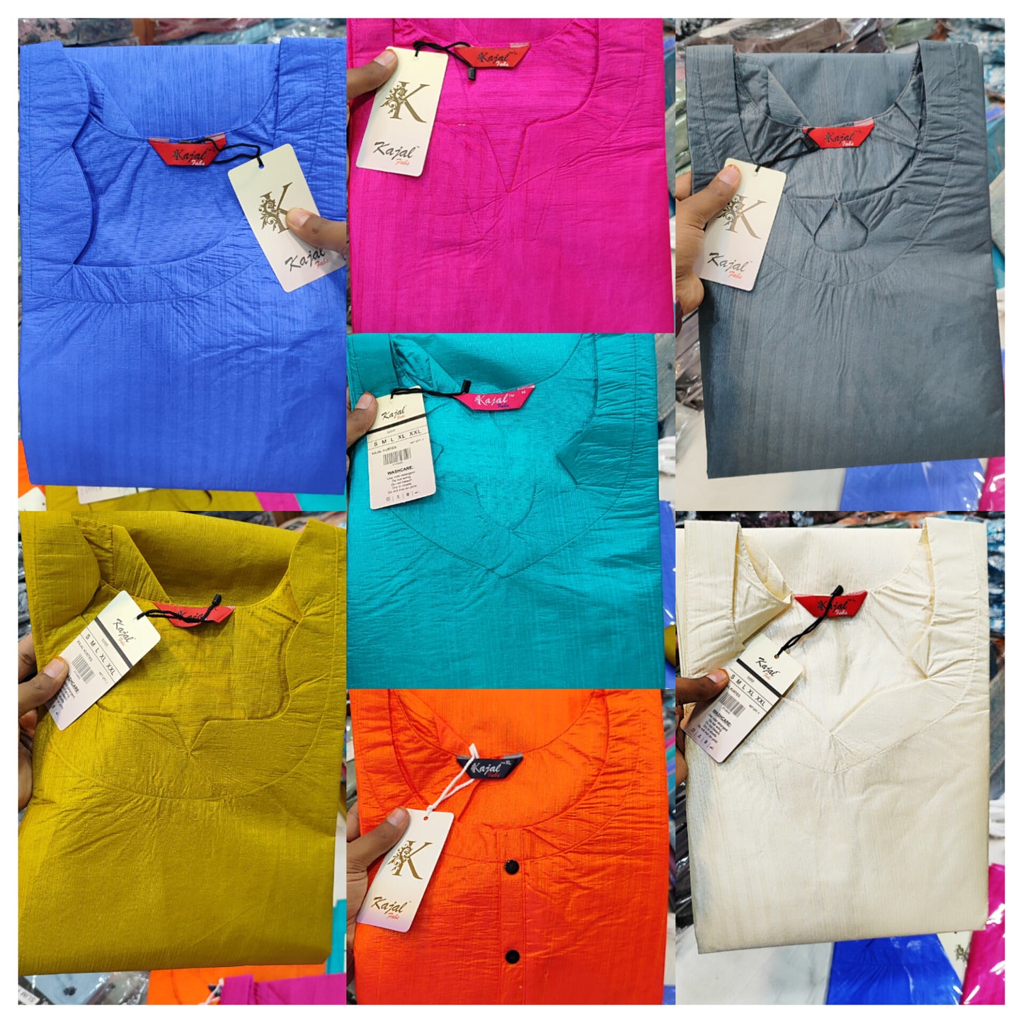 Pack of 3 Kajal Women A-line Design Kurthi TOP Only Rs. 850