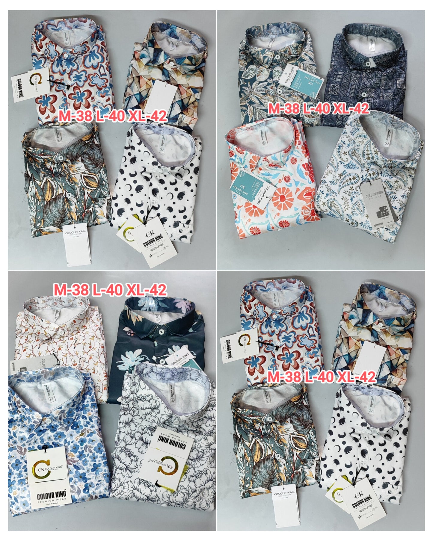 (Combo of 3)CK Import Sartin Digital Soft Printed Shirt Rs. 1050