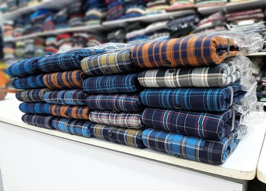 (Combo of 4) S&M Checked Cotton Shirt Rs. 850