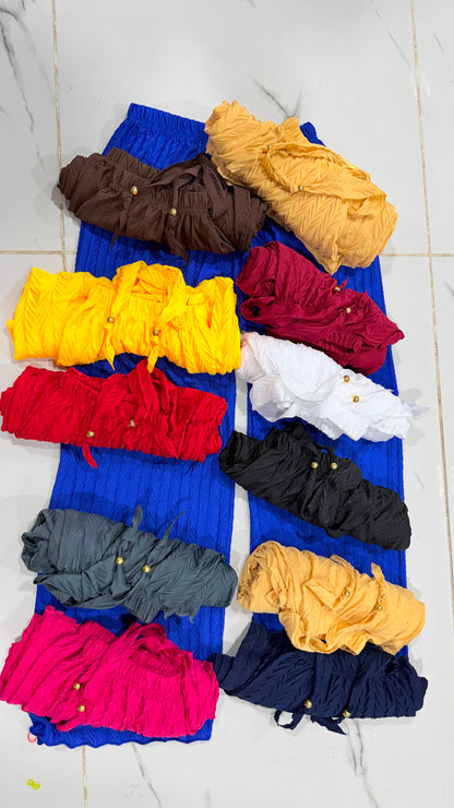 (Combo of 5) PALAZZOS Khajuri For Women & GIRLS & Ladies Rs. 620