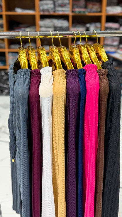 (Combo of 5) PALAZZOS Khajuri For Women & GIRLS & Ladies Rs. 620