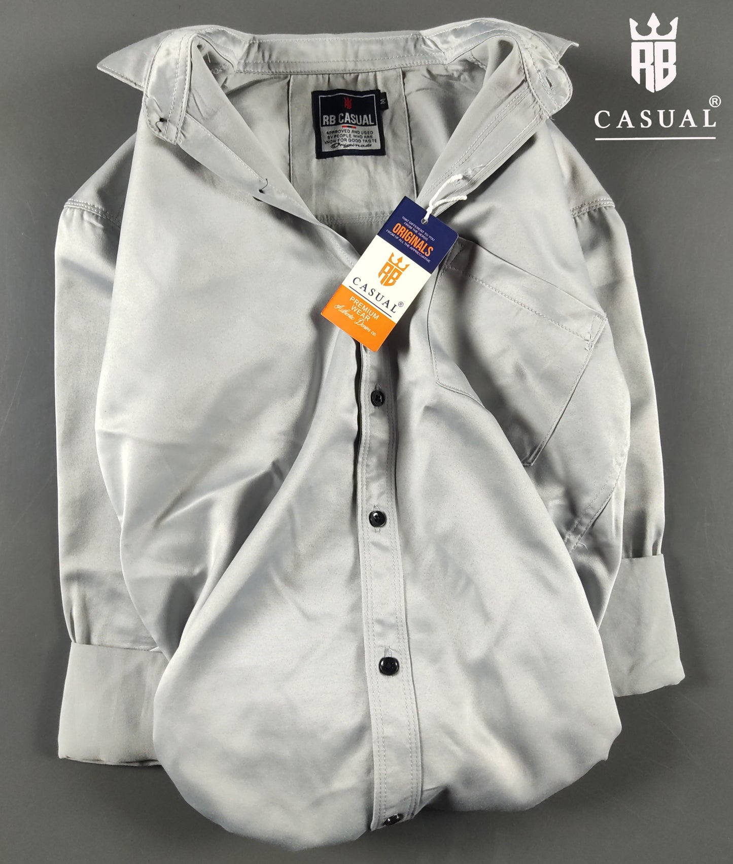 (Combo of 3) RB Satin Soft Silk Shirt Men's Regular Fit Rs. 999