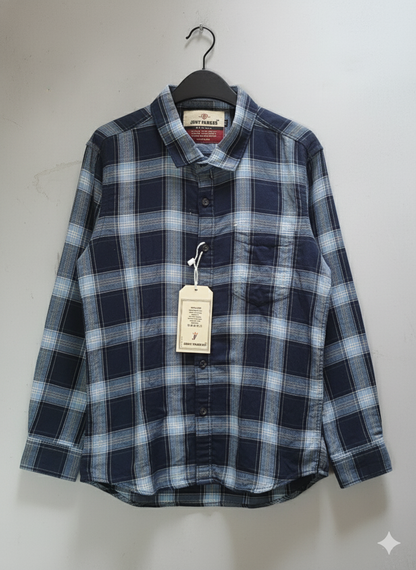 (Combo of 3) JohnyPark Pure Cotton Checked Shirt Rs.850