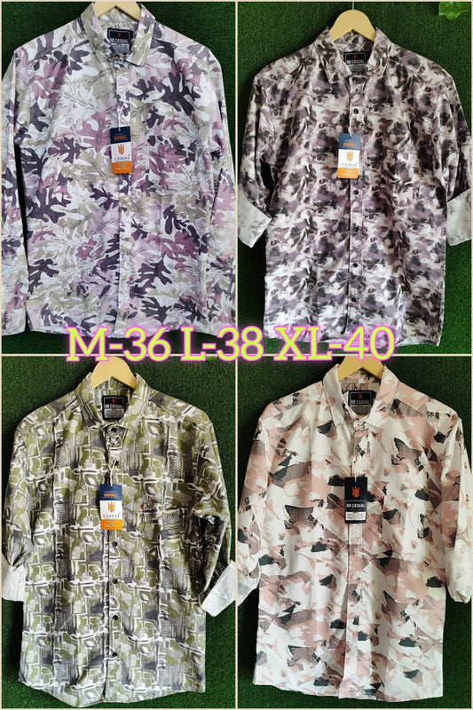 (Combo of 4) RB Casual Design Cotton Shirts Rs. 999