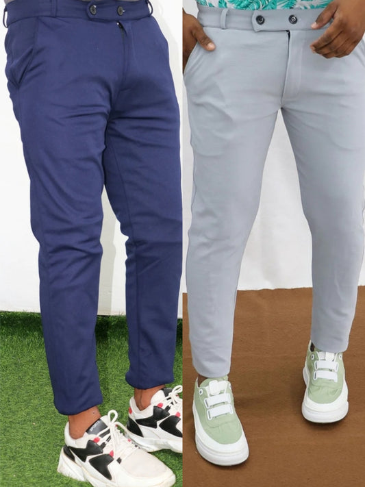 Combo of 2 Lycra Regular Pant Rs.550