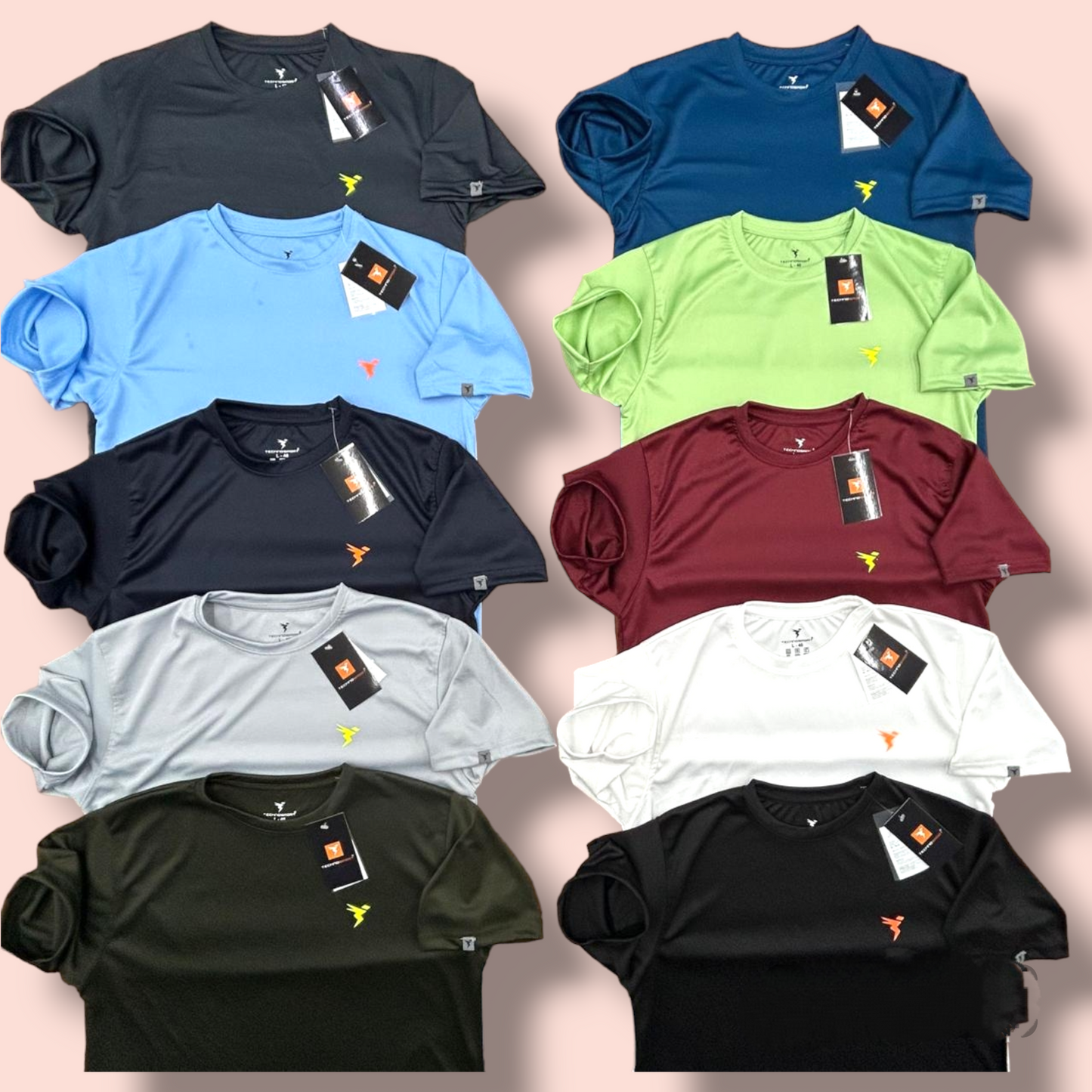 Combo of 5 Salina Round Neck T Shirts Rs.550