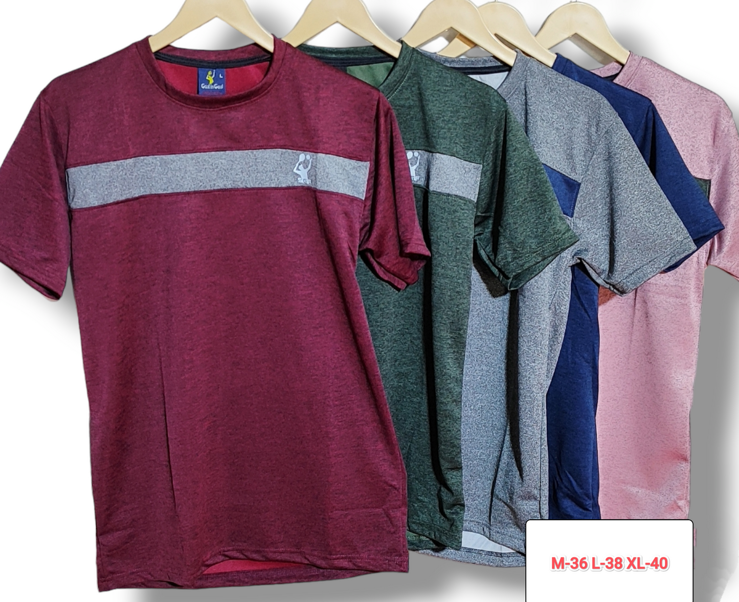 (Combo of 4) Grindle Round Neck T-Shirts  Rs. 499