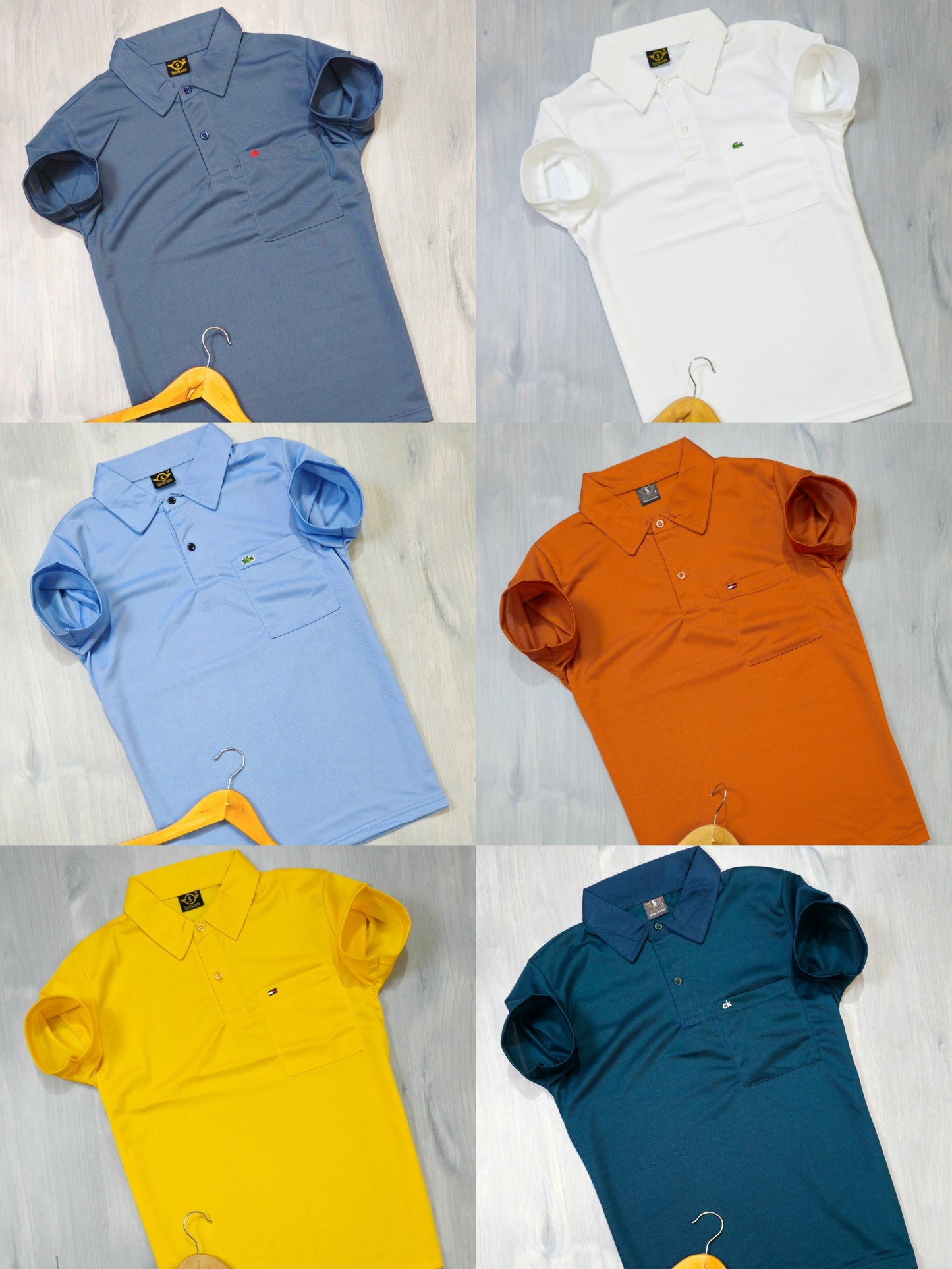 (Combo of 3) Polo Collar & Pocket M&L T-Shirts Rs. 499