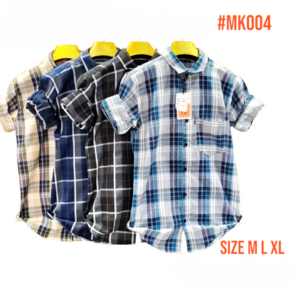 (Combo of 4) M-36 Cotton Check Shirt  Rs. 899