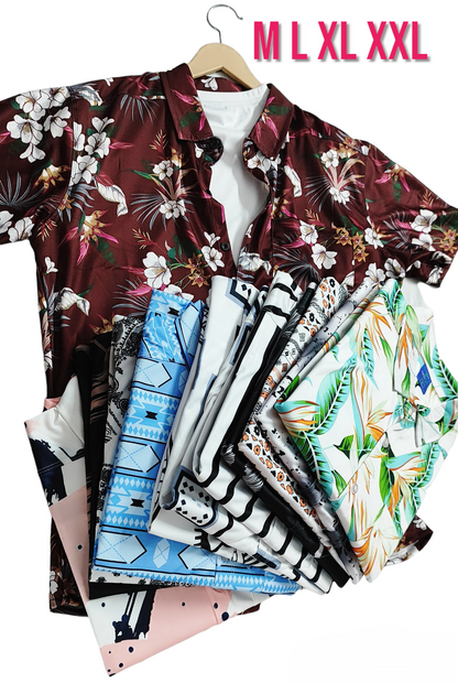 [Combo of 3] Lycra Flora Print Regular Fit Shirts Rs. 599