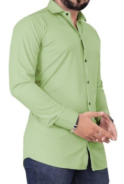 (Combo of 4+1) Plain Full Hand Lycra Shirts with Pocket Regular Fit Rs. 999 + Free Sleeveless T-shirt 1