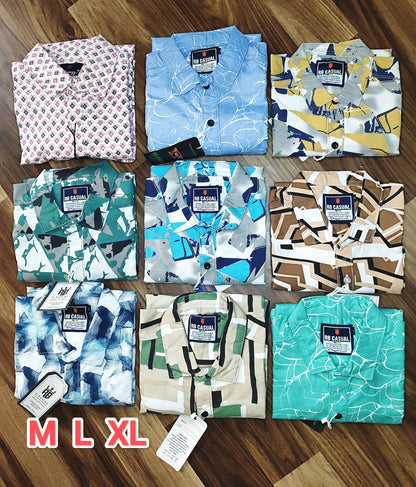 Combo of 4 Casual RB Cotton Printed Shirts Rs. 999