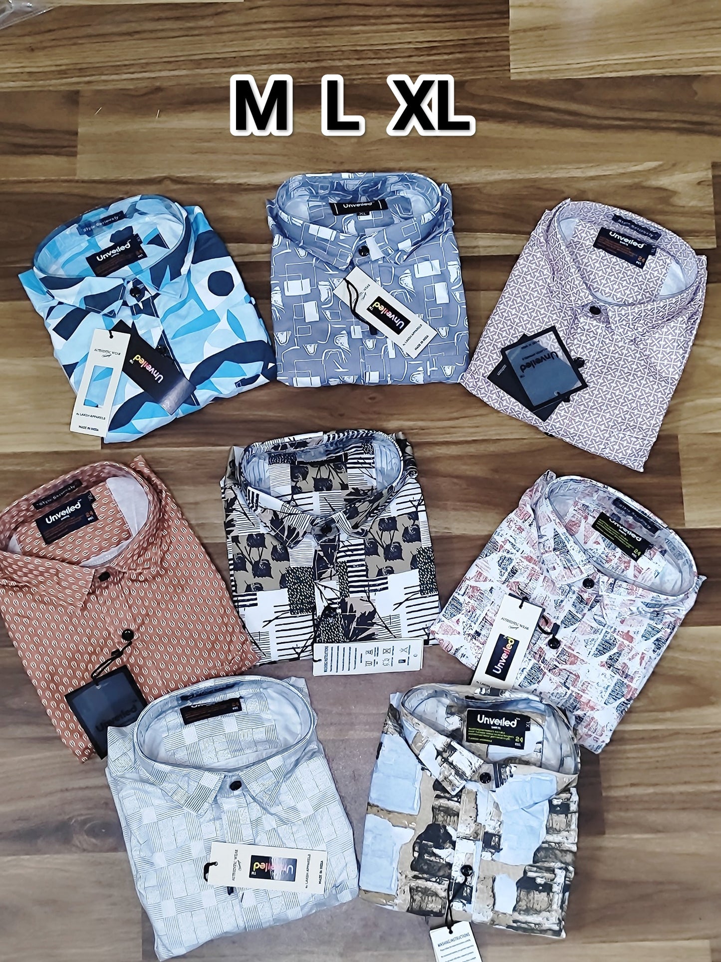 Combo of 4 Cotton Unveiled Casual Printed Shirts Rs. 999