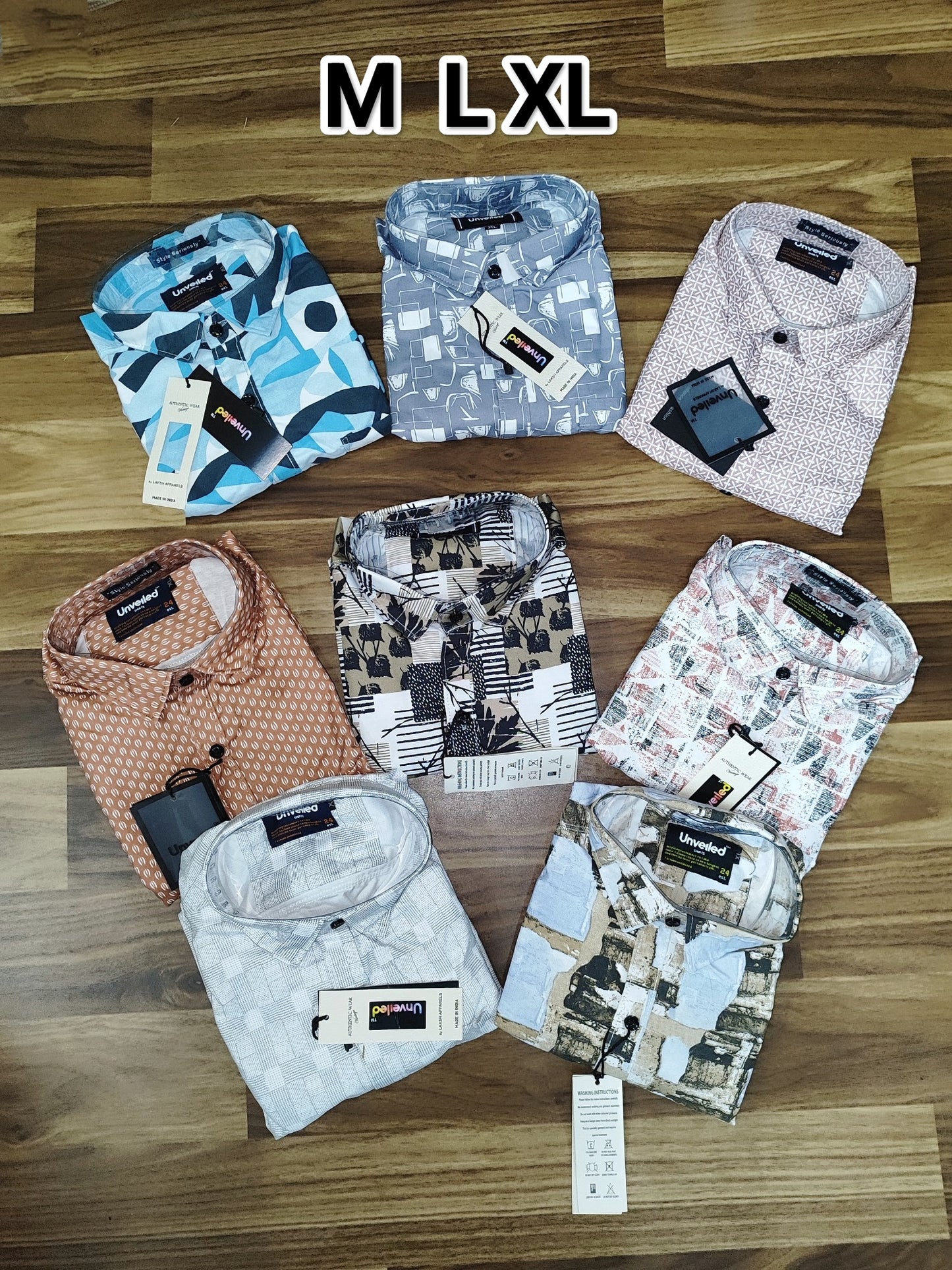 Combo of 4 Cotton Unveiled Casual Printed Shirts Rs. 999