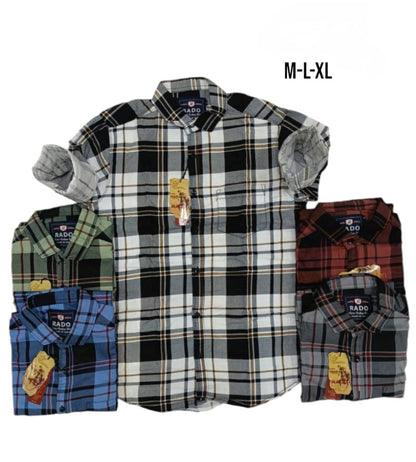 (Combo of 4) M-36 Cotton Check Shirt  Rs. 899