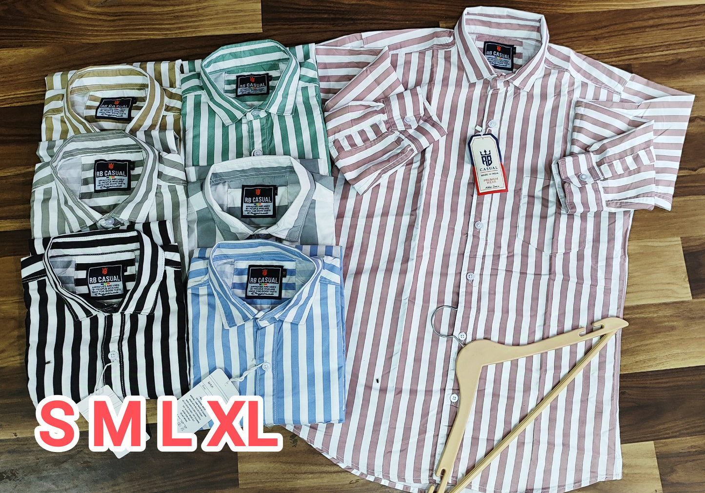 (Combo of 4) Office Stripes Premium Cotton Shirt Rs. 999