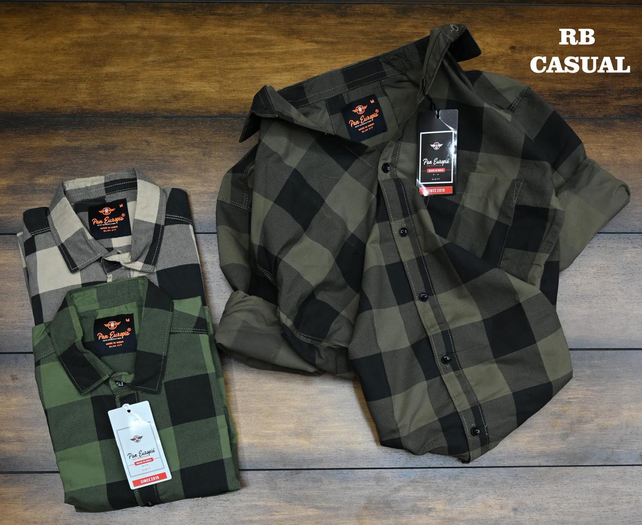 (Combo of 4)2XL to 3XL RB Primium Cotton Checked Shirt Rs. 1099
