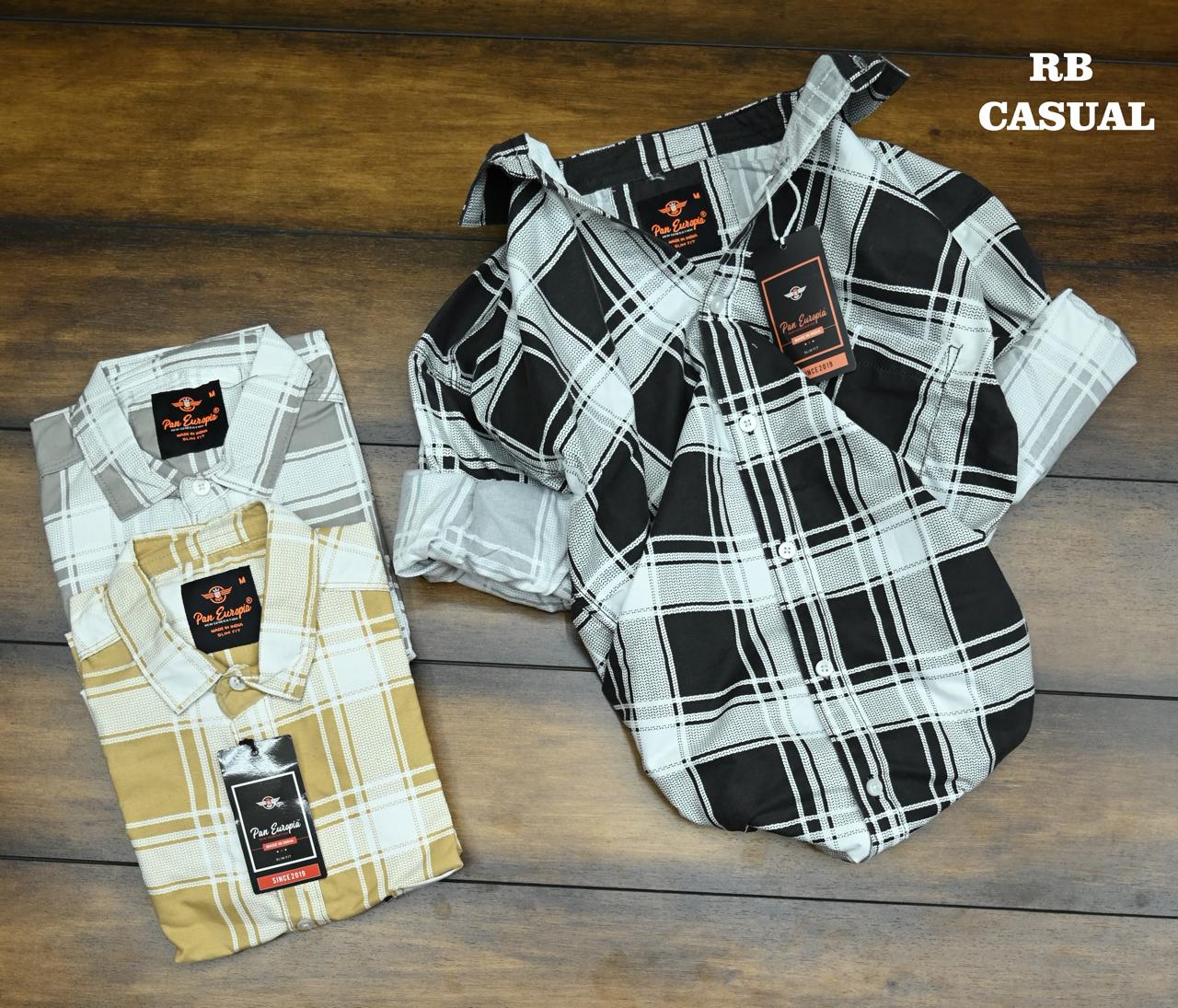 (Combo of 4)2XL to 3XL RB Primium Cotton Checked Shirt Rs. 1099