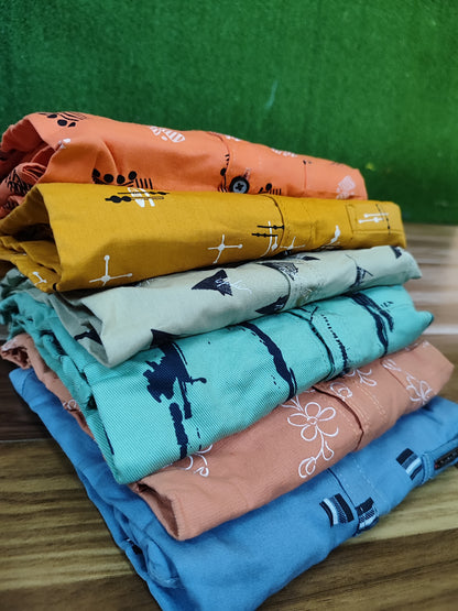 (Combo of 4)Casual RB Cotton Bright Printed Shirts Rs. 999